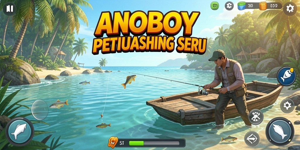 Tangkapan ikanku di ANOBOY saat menjelajahi lautan.