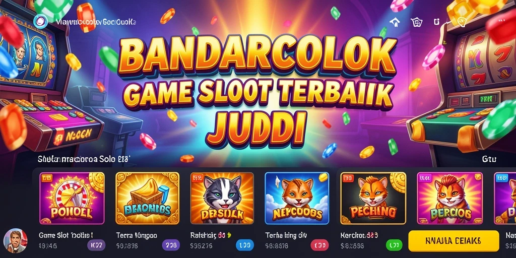 Tampilan menarik dari gameplay Slot BANDARCOLOK yang penuh warna.