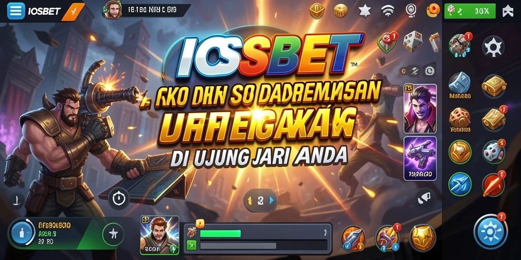 Tampilan gameplay IOSBET yang penuh aksi dan menegangkan.