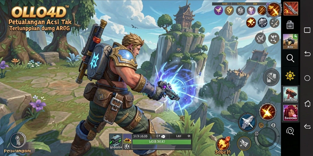 Tampilan gameplay ARPG yang menarik dan menegangkan di OLLO4D.
